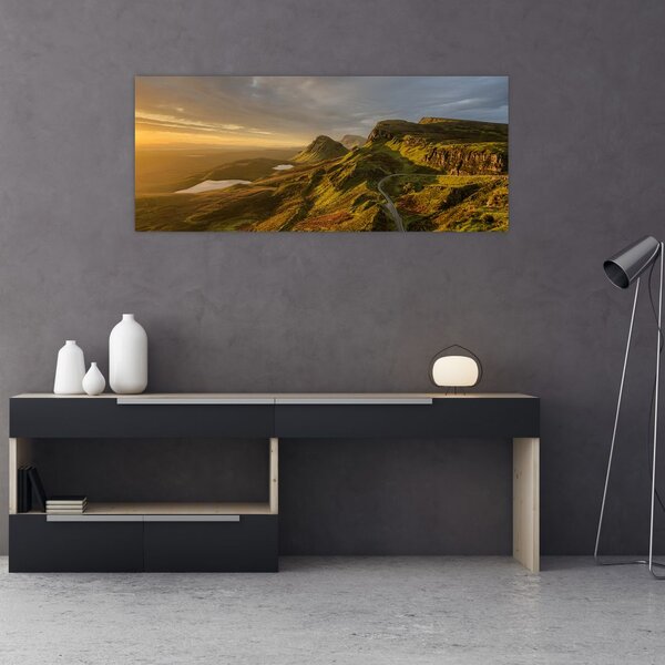 Tablou cu munți (120x50 cm)