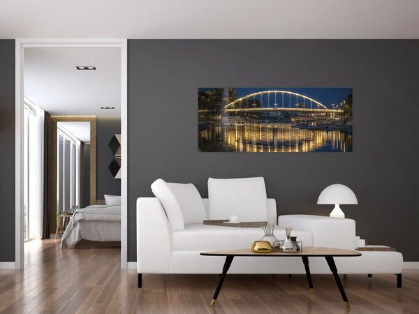 Tablou cu făntână arteziană (120x50 cm)