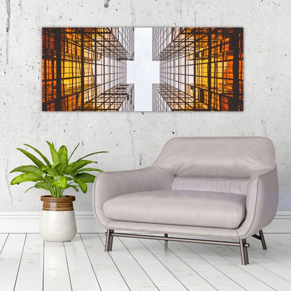 Tablou cu zgârie norii (120x50 cm)