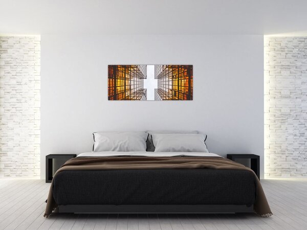 Tablou cu zgârie norii (120x50 cm)