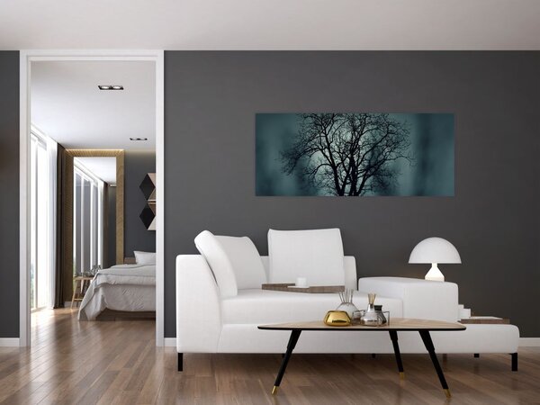 Tablou copaci în eclipsă (120x50 cm)