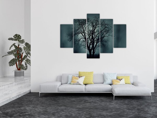 Tablou copaci în eclipsă (150x105 cm)
