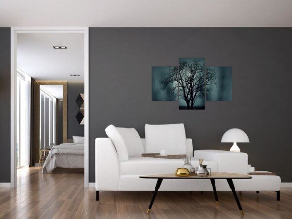 Tablou copaci în eclipsă (90x60 cm)