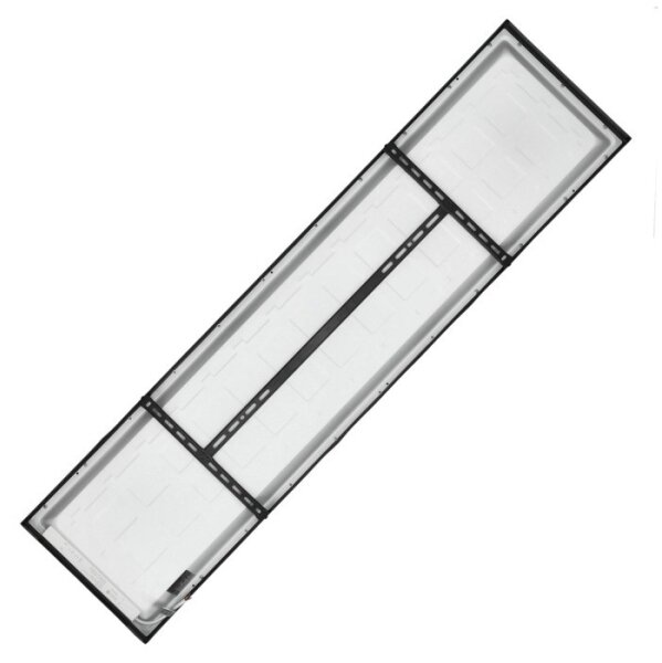 Panou LED aplicat BRISBANE LED/36W/230V 4000K 29,5x119 cm negru