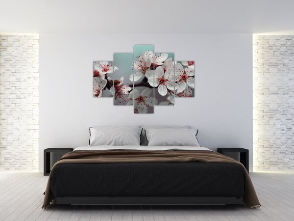 Tablou cu floare - roșie (150x105 cm)