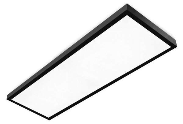 Panou LED aplicat BRISBANE LED/36W/230V 4000K 29,5x119 cm negru