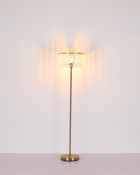Lampadar Globo 15698SM GORLEY 1xE27/60W/230V auriu