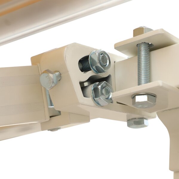 Outsunny Perdea Parasolar Rulou de Perete pentru Exterior, Impermeabilă, din Aluminiu și Poliester, 3x2.5m, Bej | Aosom Romania