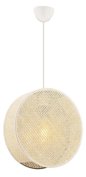 Pendul cu cablu BIG DRUM 1xE27/60W/230V, crem