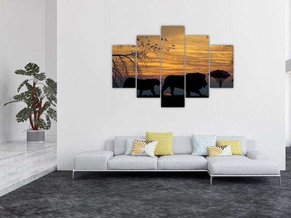 Tablou cu Safari (150x105 cm)