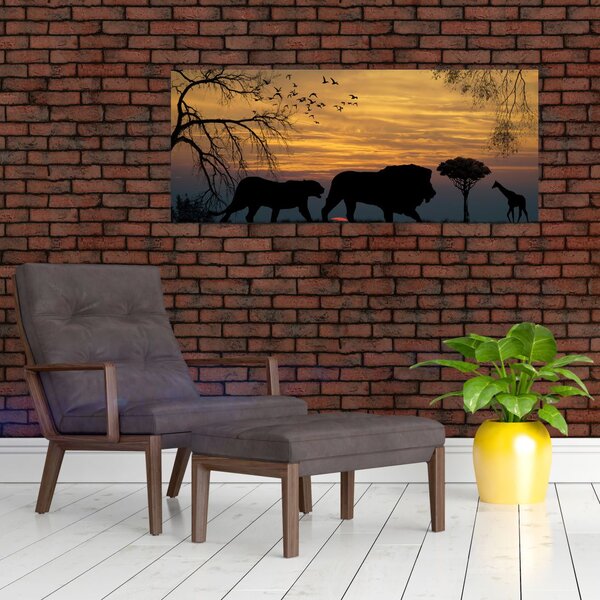 Tablou cu Safari (120x50 cm)