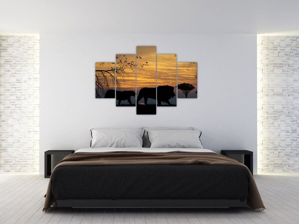 Tablou cu Safari (150x105 cm)