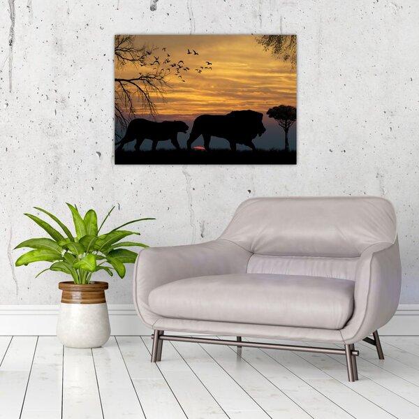 Tablou cu Safari (70x50 cm)