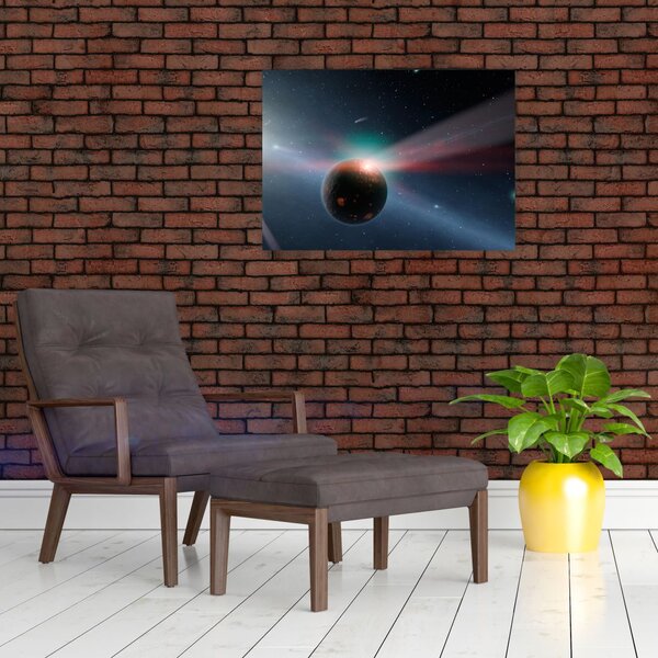 Tablou cu planetă mică (70x50 cm)