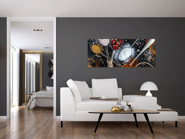 Tablou cu condimente (120x50 cm)