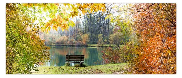 Tablou cu pescărie (120x50 cm)
