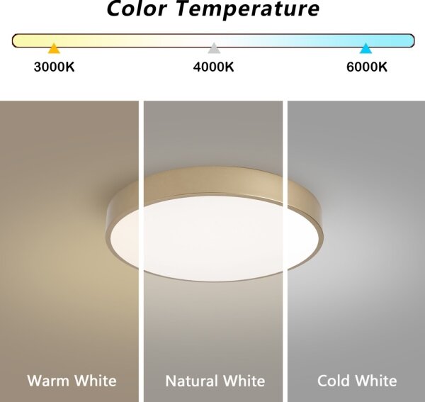 Brilagi-LED Corp de iluminat reglabil POOL SMART LED/48W/230V 40 cm Wi-Fi Tuya auriu + telecomandă