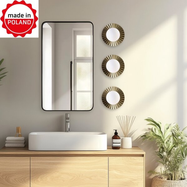 Aplica de perete SUNPLISS 1xG9/10W/230V, diam. 20 cm, auriu/crem
