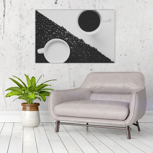 Tablou cu cafea (90x60 cm)