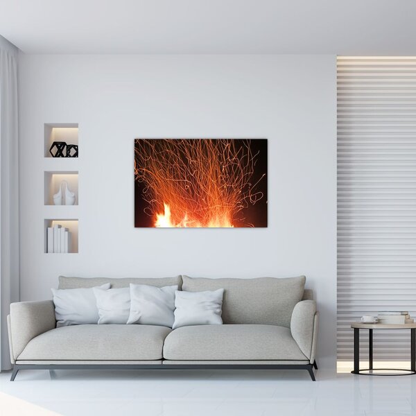 Tablou cu focul (90x60 cm)