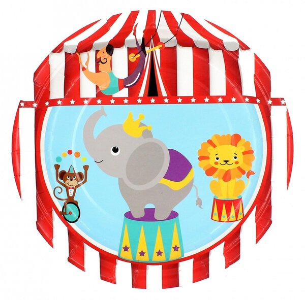 Set 8 farfurii 23 cm Circus