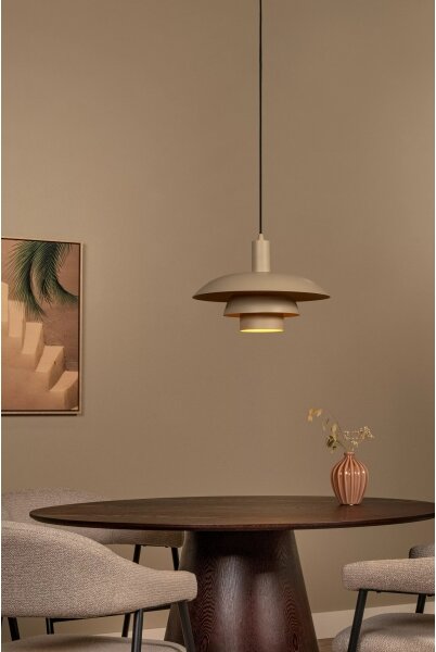 Lucide 21444/38/41 - Lustru suspendat pe cablu BRUNO 1xE27/40W/230V bej