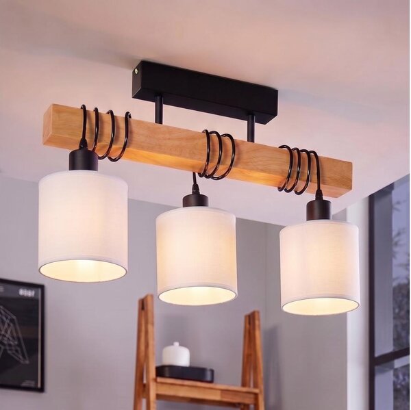 Brilagi - Lustră aplicată NUBILA 3xE27/60W/230V pin/alb