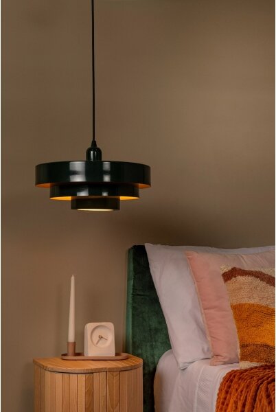 Lucide 21443/35/33 - Pendul pe cablu RUNA 1xE27/40W/230V verde