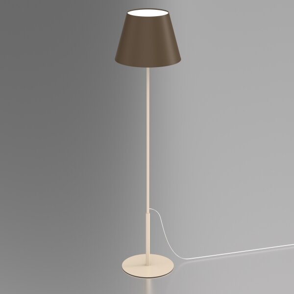 Lampă de podea ARDEN 1x E27/15W/230V bej/maro