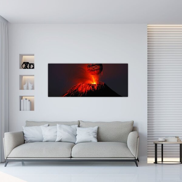 Tablou cu vulcan (120x50 cm)