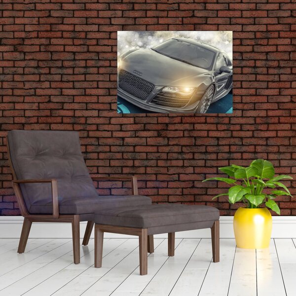 Tablou cu Audi - gri (70x50 cm)