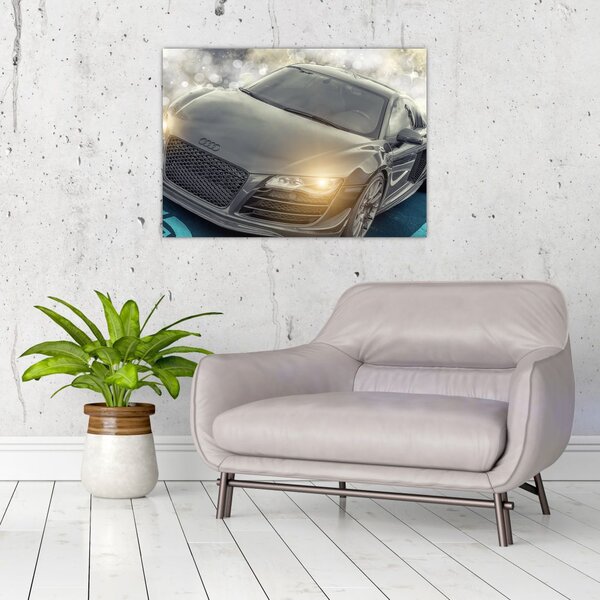 Tablou cu Audi - gri (70x50 cm)