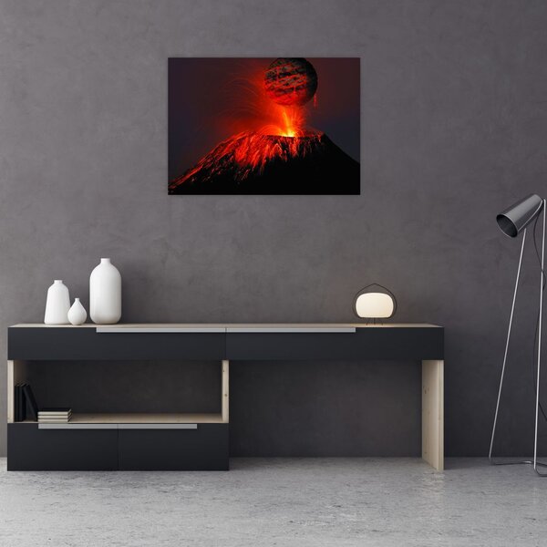 Tablou cu vulcan (70x50 cm)