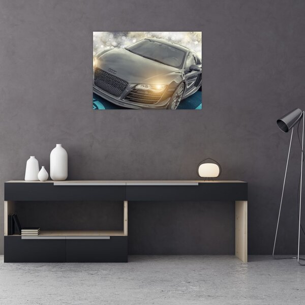 Tablou cu Audi - gri (70x50 cm)