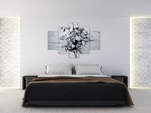Tablou abstracție 3D (150x105 cm)