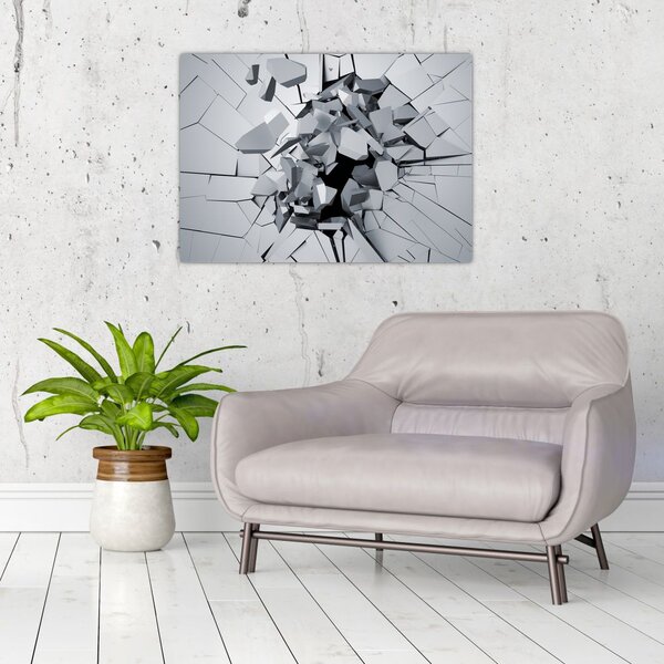 Tablou abstracție 3D (70x50 cm)