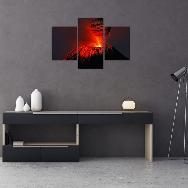 Tablou cu vulcan (90x60 cm)