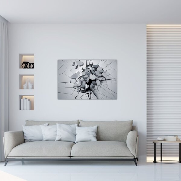 Tablou abstracție 3D (90x60 cm)