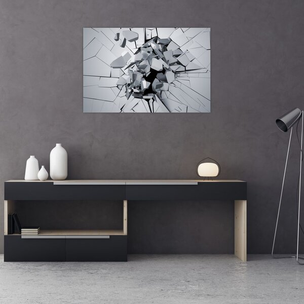 Tablou abstracție 3D (90x60 cm)