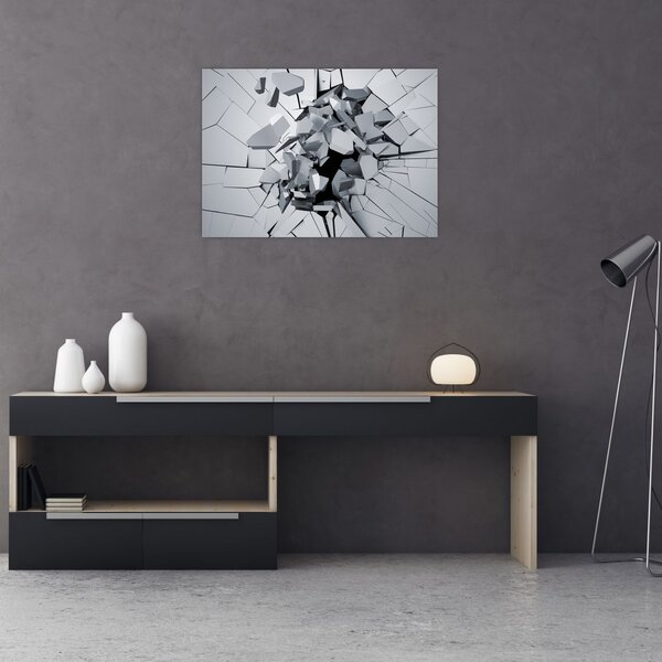 Tablou abstracție 3D (70x50 cm)
