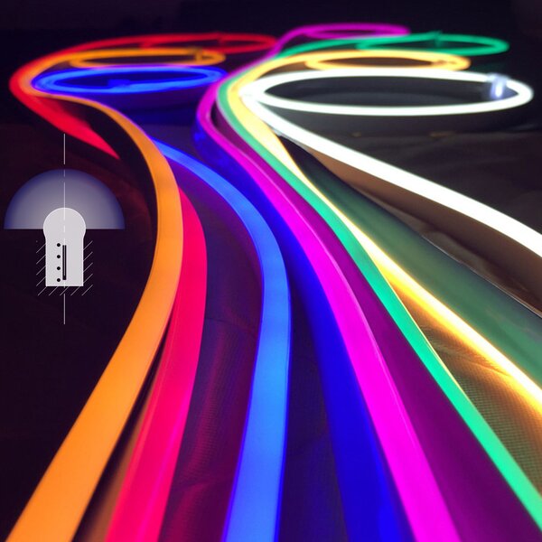 Furtun Luminos Led Neon Flex LUXON Multicolor RGB 11x22mm