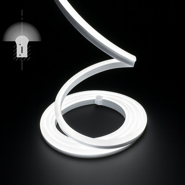 Furtun Luminos Led Neon Flex LUXON Lumina Alb Rece