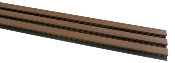 Placa riflaj Nuc Inchis H=12 cm, Lungime 2,8M