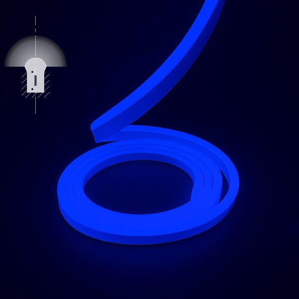 Furtun Luminos Led Neon Flex LUXON Lumina Albastra