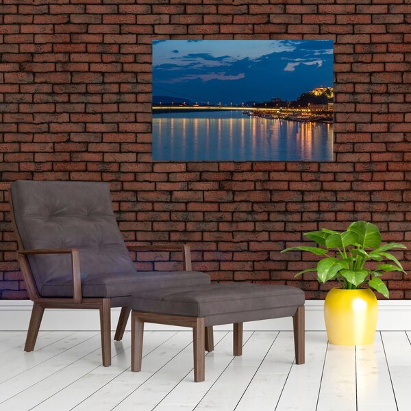 Tablou cu Bratislava și palat (90x60 cm)