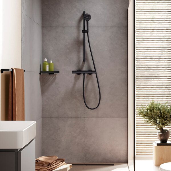 Hansgrohe Activera Select S set de duș perete cu termostat negru 28876670