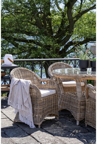 Scaun de grădină Liravena 1 (maro + gri). 1146447