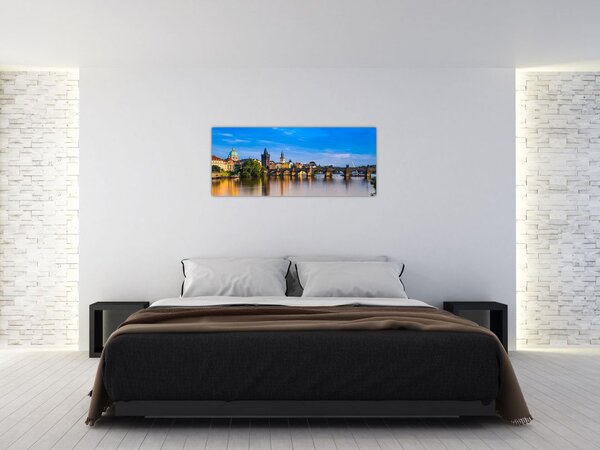 Tablou cu podul Carol (120x50 cm)