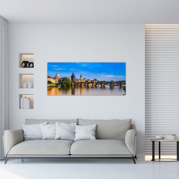 Tablou cu podul Carol (120x50 cm)