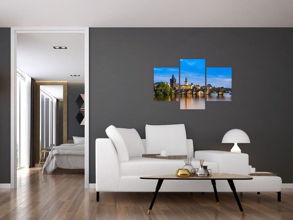 Tablou cu podul Carol (90x60 cm)